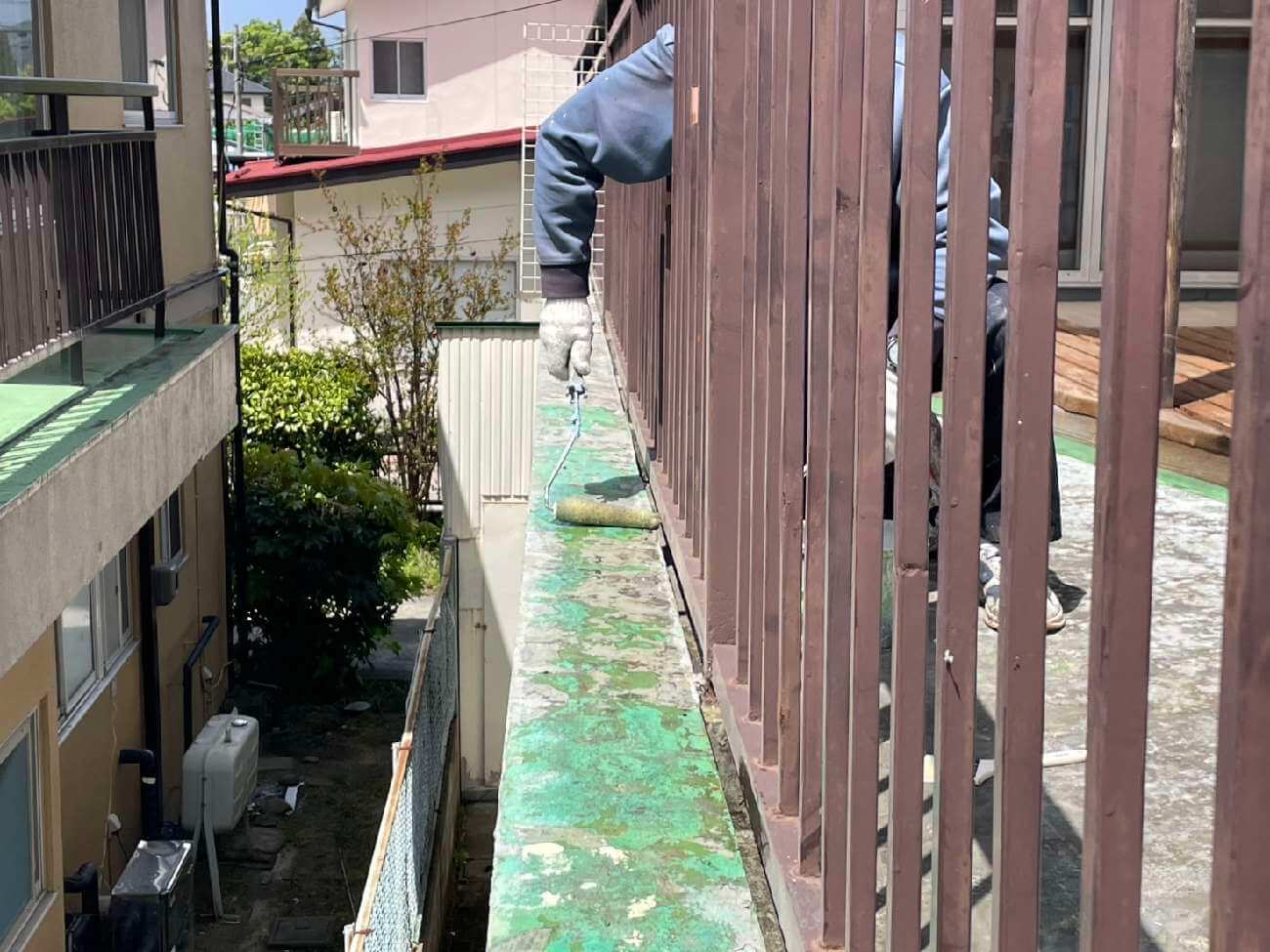福島 ベランダ防水 雨漏り