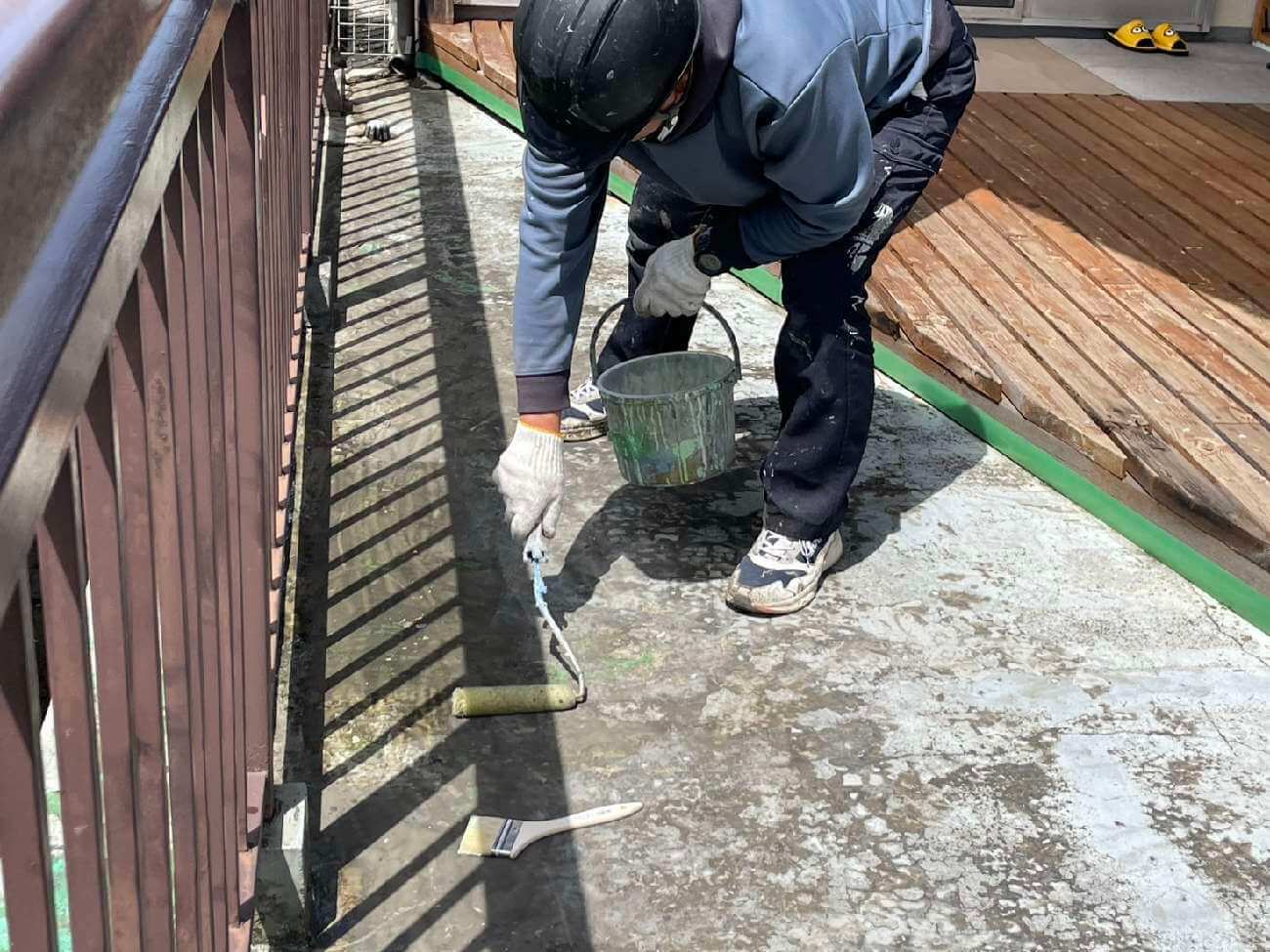 福島 ベランダ防水 雨漏り
